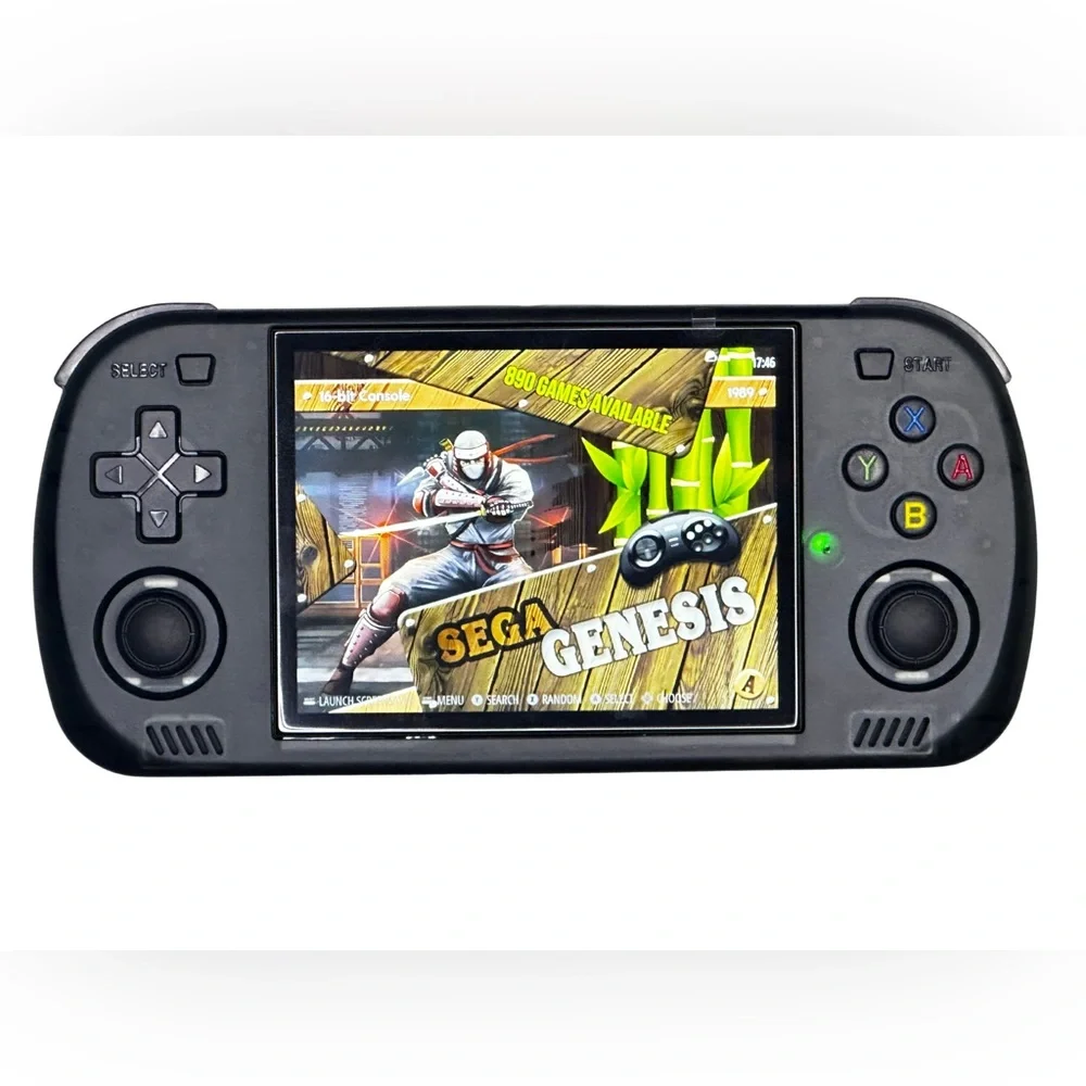 R36H Pro Max Retro Handheld Gaming Console (Black)